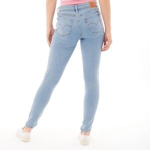 Levi's 711 Skinny Jeans Raw Distressed Hem